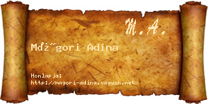 Mágori Adina névjegykártya
